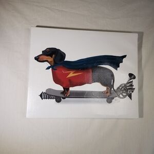 Dachshund Hero Canvas Art Print By Fab Funky 16x20 Dogs